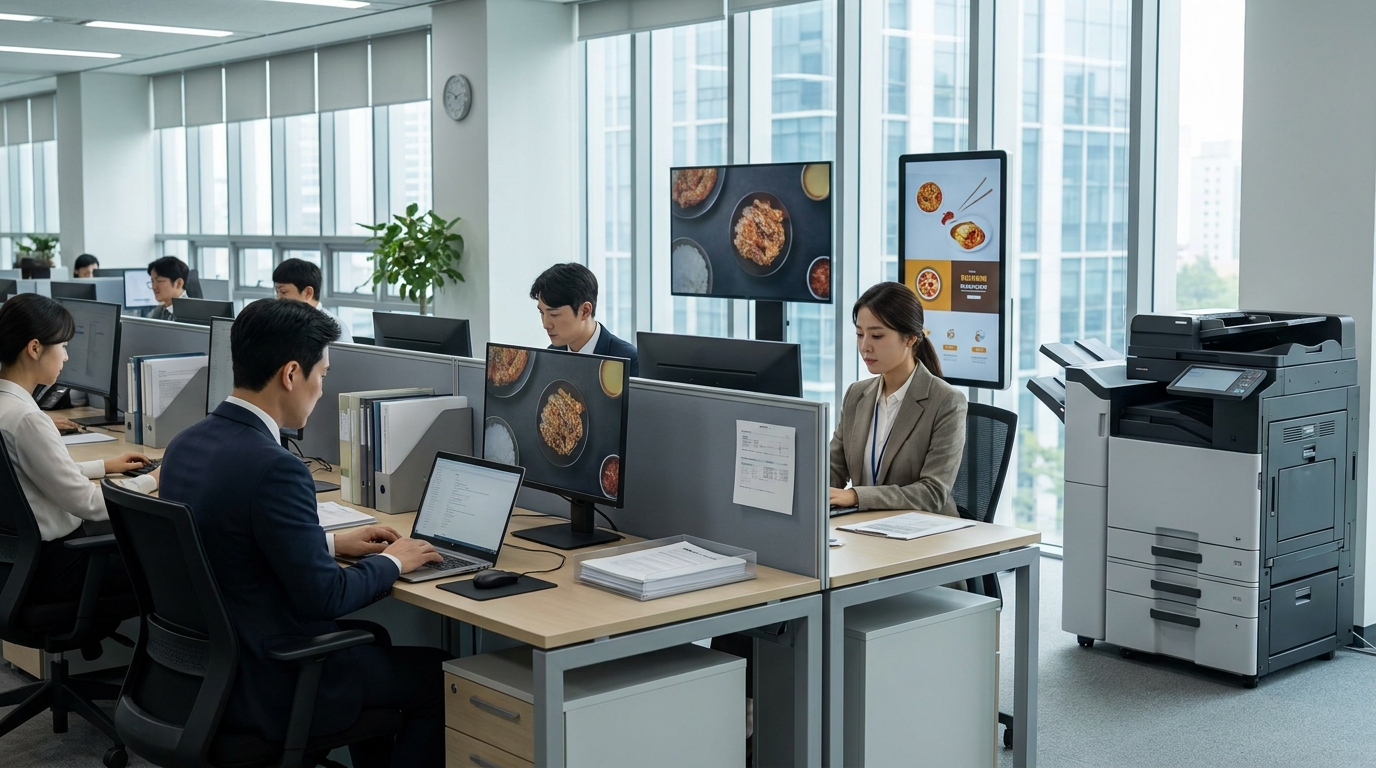 서울시 광진구 제조사의 복합기 도입 스토리 현장