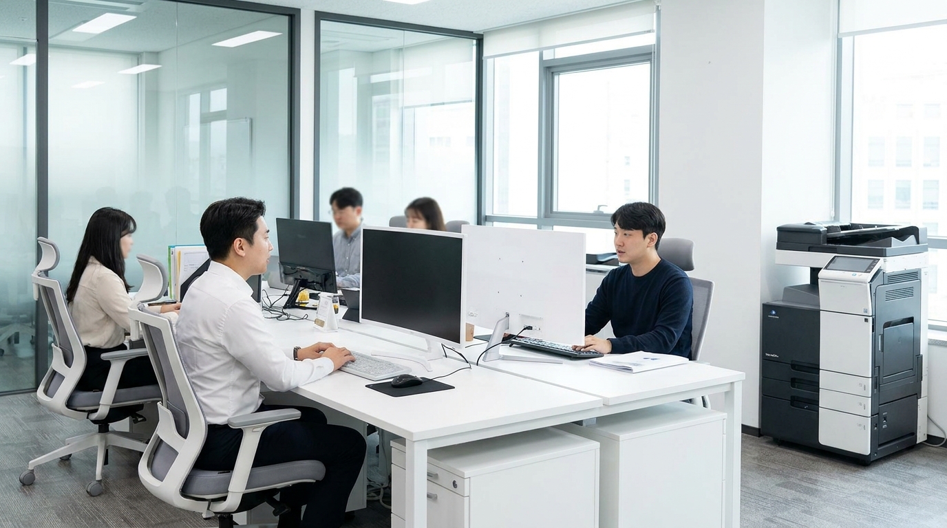서울시 관악구 제약사의 복합기 도입 스토리 현장