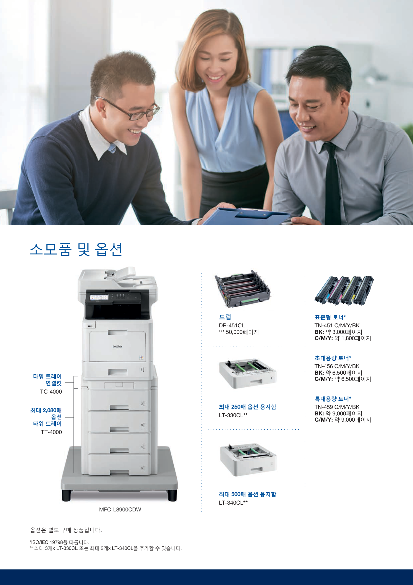 브라더 MFC-L8900CDW 컬러복합기(A4) 렌탈 4년약정 카탈로그