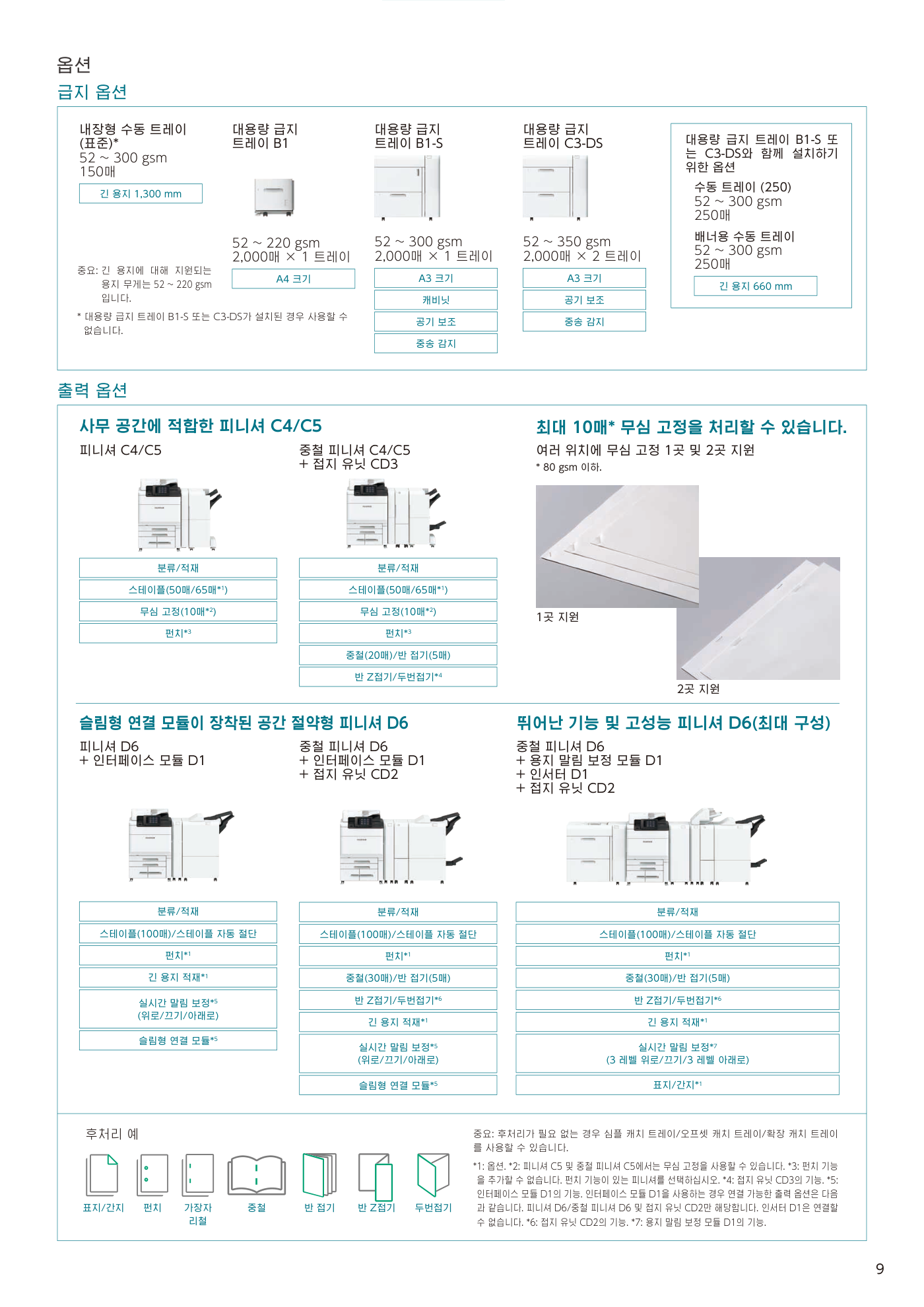 후지제록스 Apeos C8180 컬러복사기 렌탈 5년약정 카탈로그
