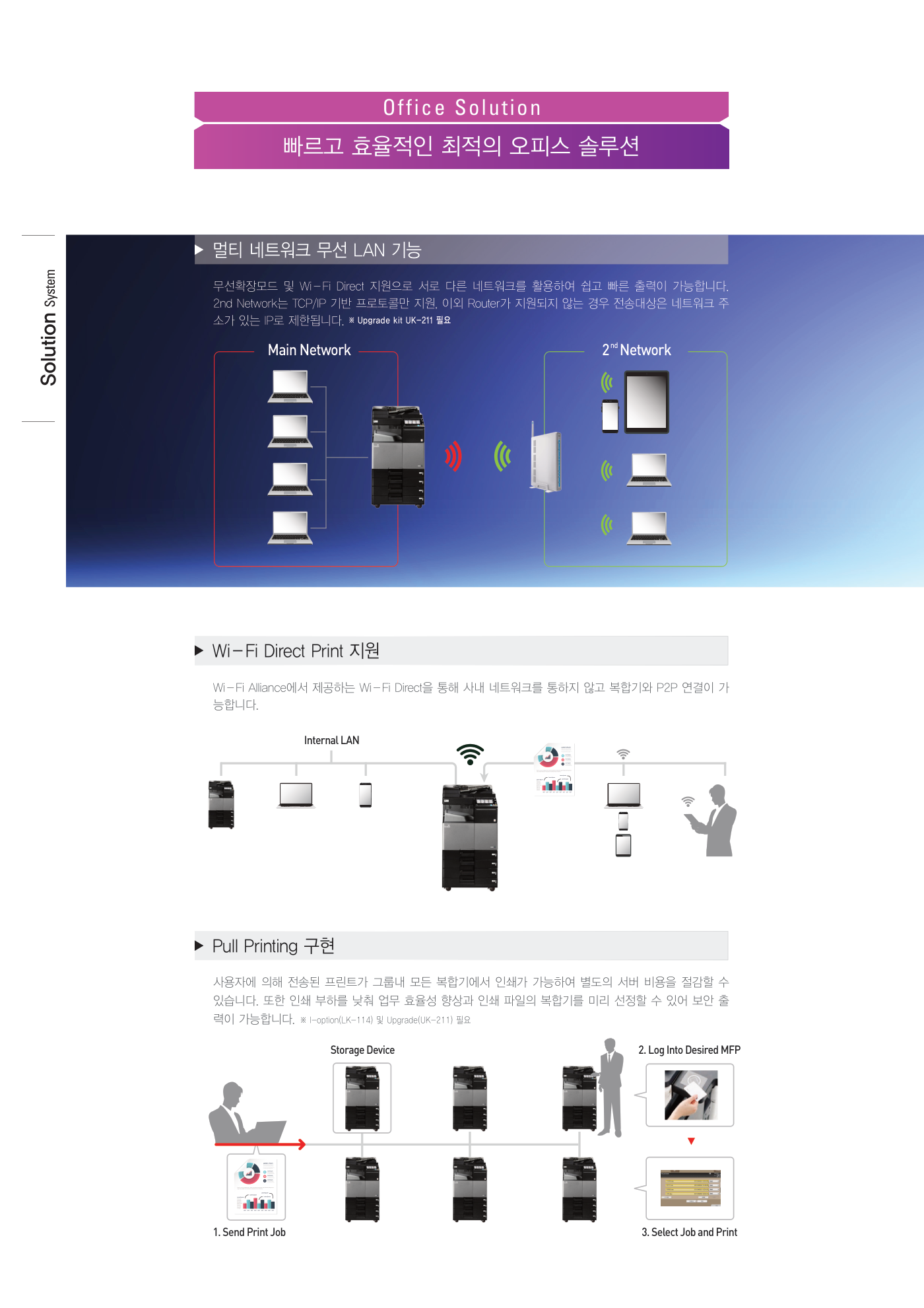 신도리코 D420 컬러복사기 렌탈 3년약정 카탈로그