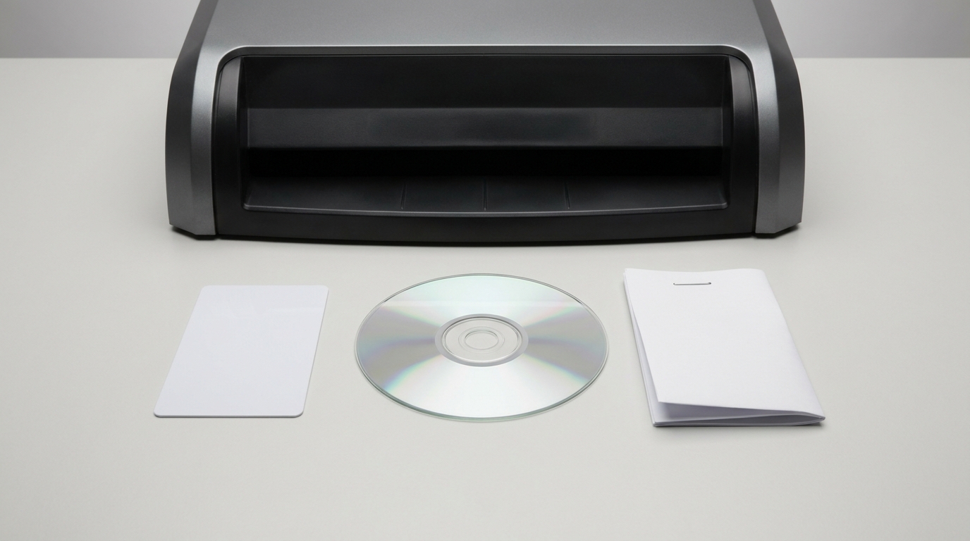 카드와 CD 파쇄 대상