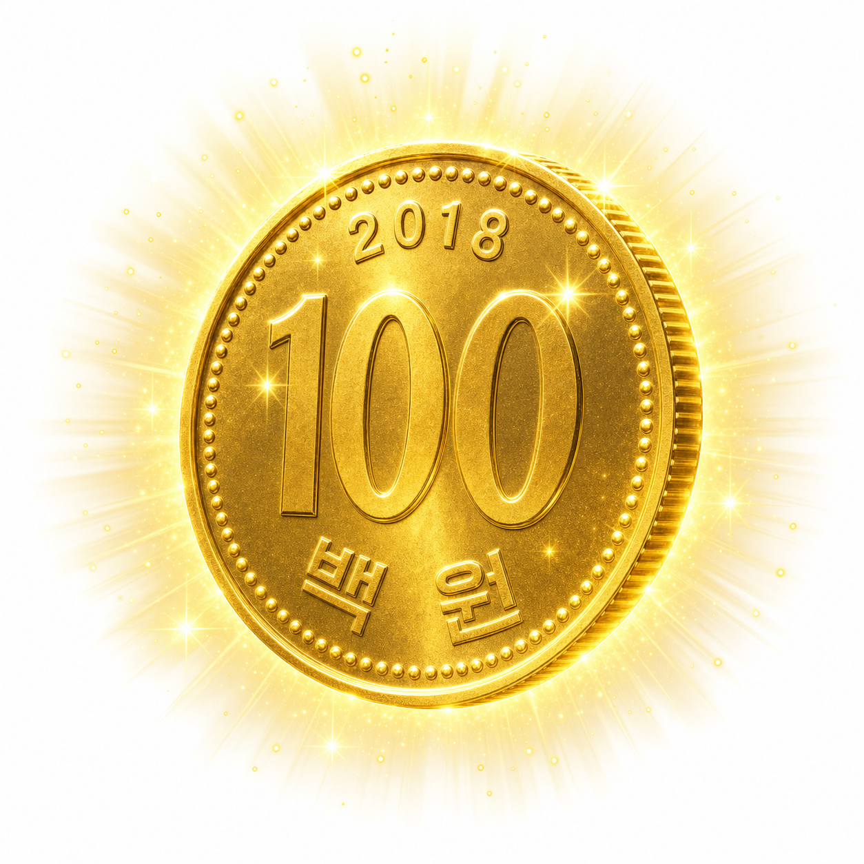 100원